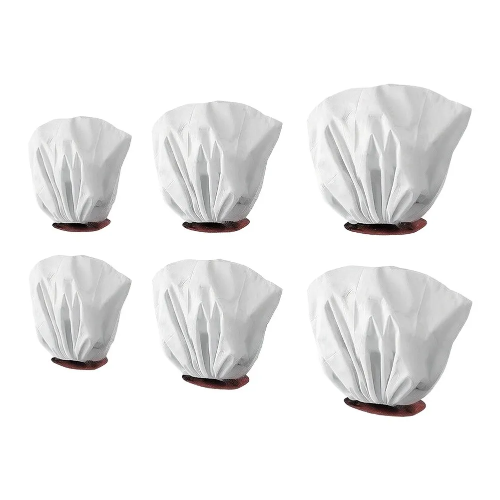 6pcs Plant Pot Covers Winter Freeze Protection With Drawstring Zipper Oxford Fabric Insulated Bag For Outdoor Potted Plants