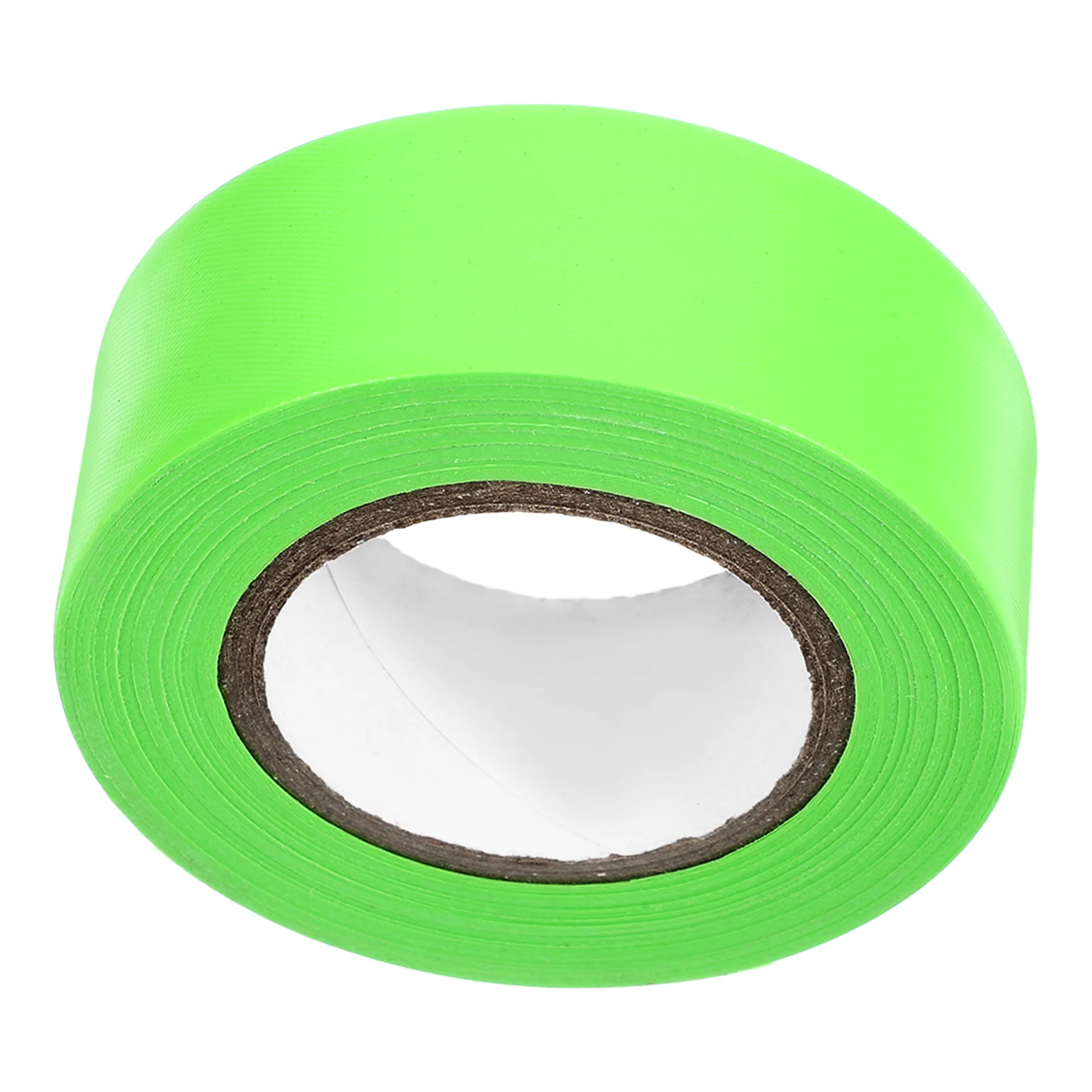 

Fluorescent Marking Tape 25mm x 30m Green PVC Non Adhesive Construction Barrier Tape Safety Demarcation Reusable High Visibility