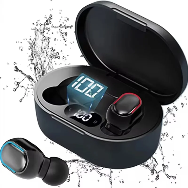 Original E7S Wireless Bluetooth Headset with Mic LED Display Earbuds for iPhone Xiaomi TWS Earphone Bluetooth Headphones earbuds image 2