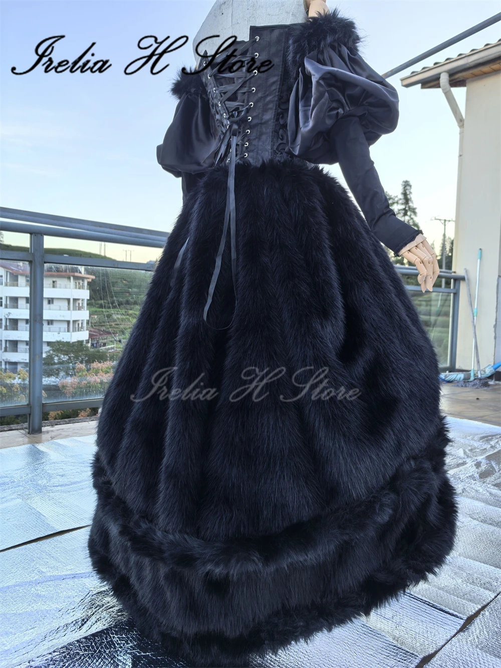 Irelia H Store Delicious in Dungeon Marcilles black Dungeon Master Dress Cosplay Costume Anime evening party female halloween image 6