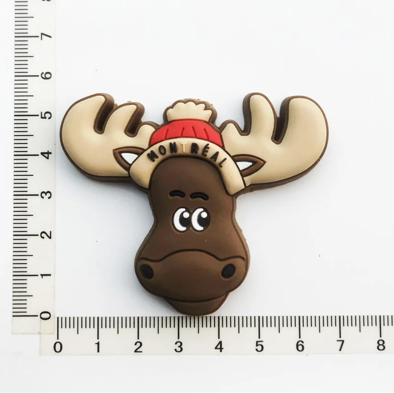 

Montreal moose Creative,Travel,Commemorate,Crafts,3D,Ornaments,Magnetism,Resin Material,Refrigerator Stickers