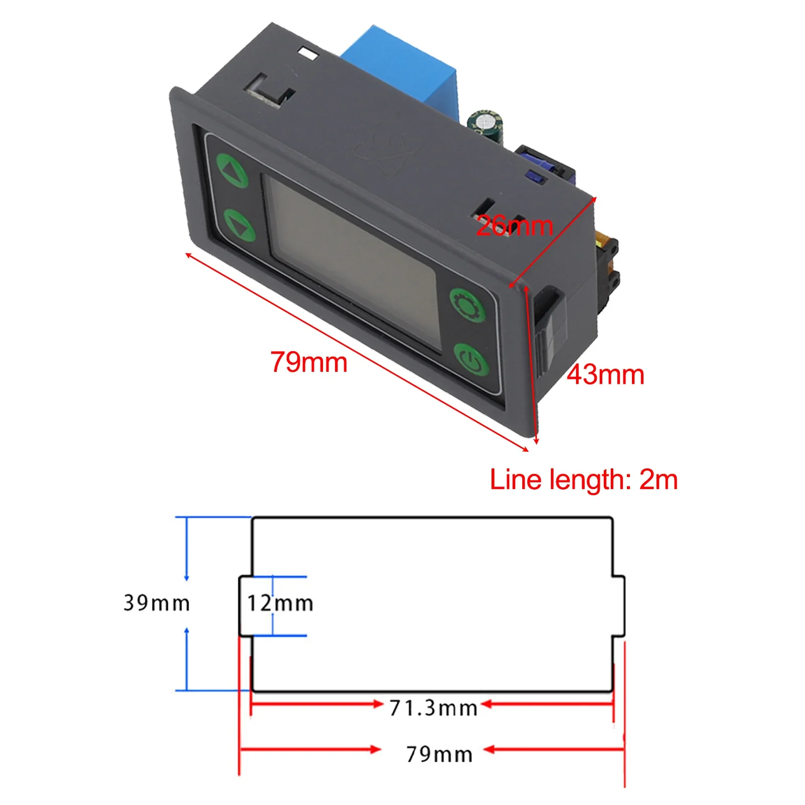 1PC XY-SA30/SA30-W WIFI Remote Thermostat High Precision Digital Temperature Controller Module One-click Start And Stop