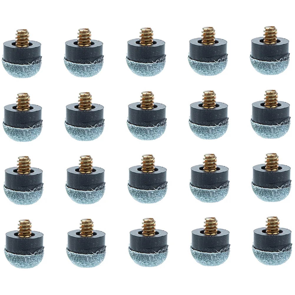 

50 шт., сменный комплект насадок с винтами, износостойкие насадки для энтузиастов бильярда, начинающих профессионалов, наконечник для кия