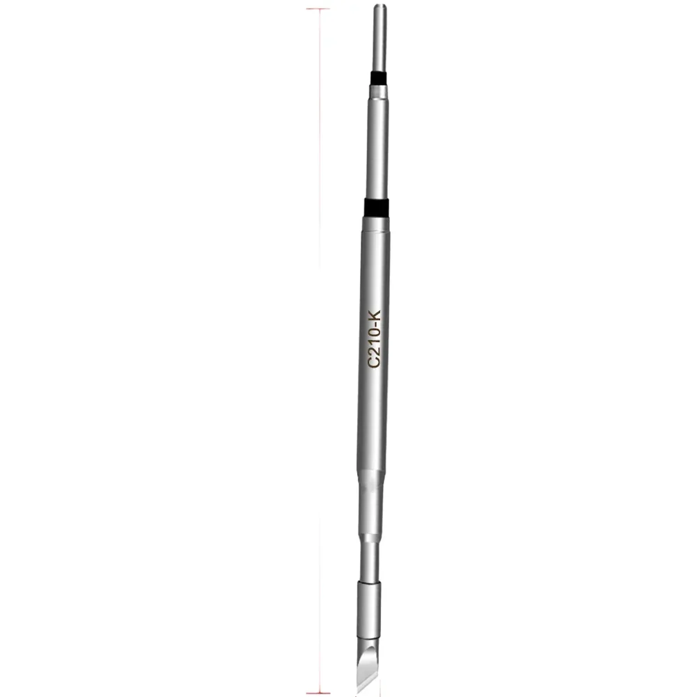 Stainless Steel Soldering Iron Tip for LEFAVOR C210 Welding Station Fast Heating 1 Second Heat Up Time Compatible Tip