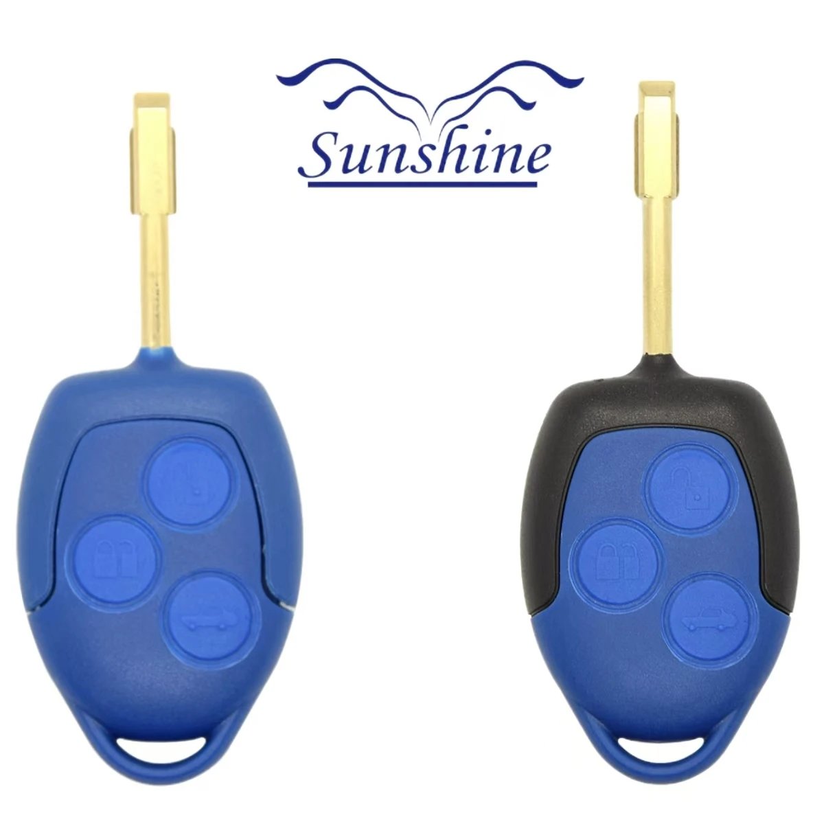 

Sunshine Car Key shell Fobs Case Remote Cover 3 Button ABS Key Shell For Ford For Transit MK7 2006 - 2014 Auto Interior Parts