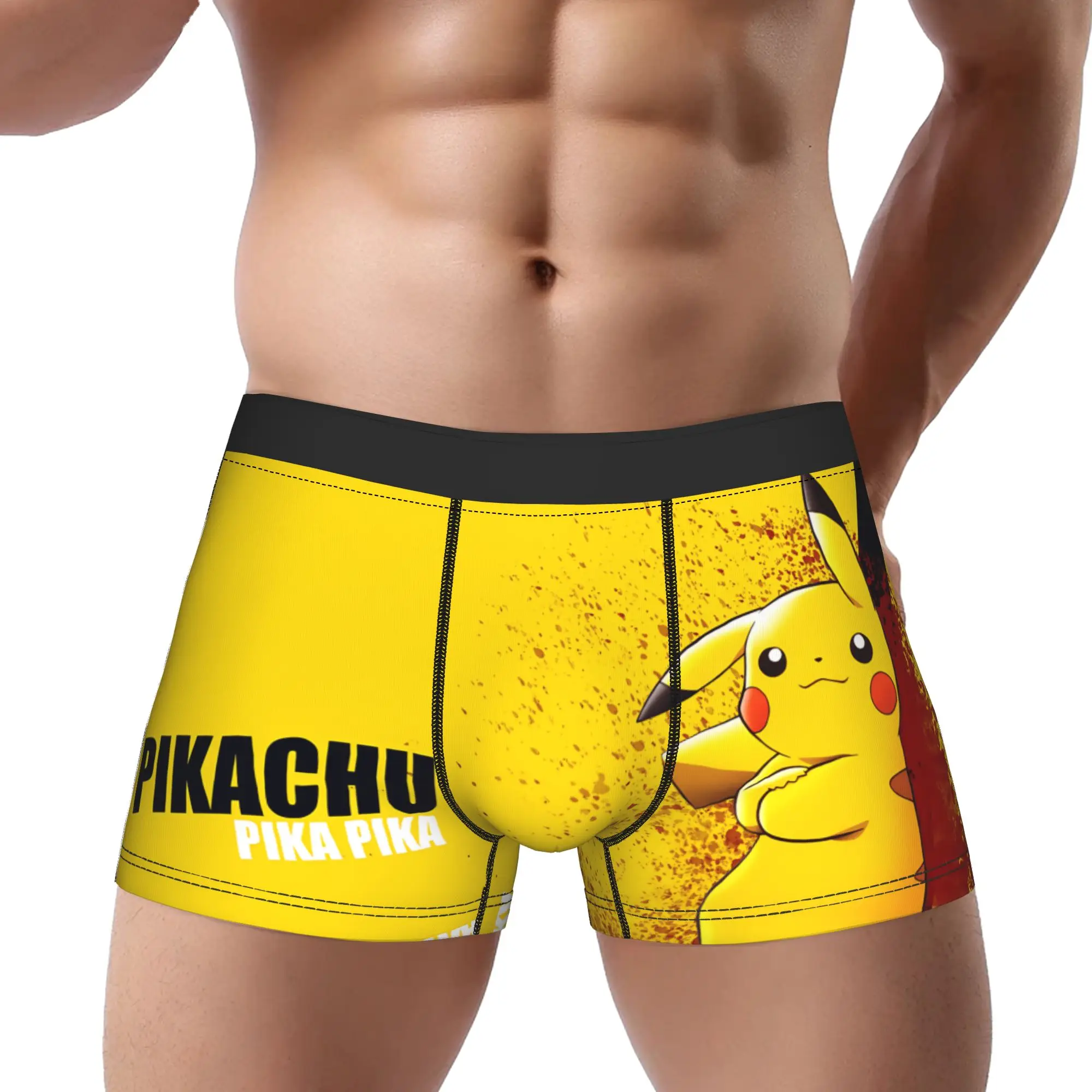 

adults 18 plus Pokemon boxers Battle Underpants Homme Panties Men's Underwear Ventilate Shorts Boxer Briefs