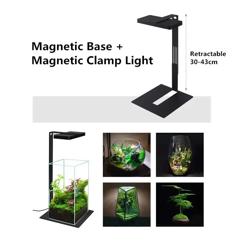 

Weekaqua Mini9pro Nano Terrarium Light USB Indoor Plant Grow Lamp Smart Full Spectrum Led Aquarium Light for Plant tank
