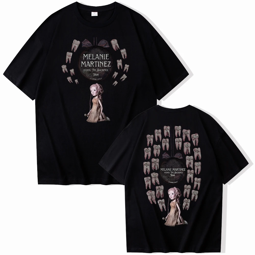Melanie Martinez Hades The Sacrifice Tour T-shirt Men Women Harajuku Streetwear Short Sleeve Y2k Shirt