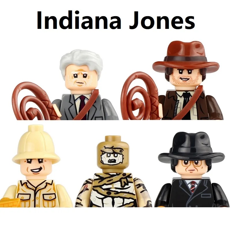 Indiana Jones Building Block Toys Mini Action Figure