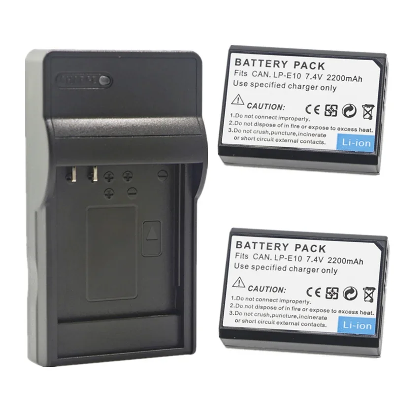 LP-E10 LPE10 LP E10 Digital Camera Battery for Canon EOS 1100D 1200D 1300D 2000D 4000D Rebel T3 T5 T6 KISS X50 X70 Battery