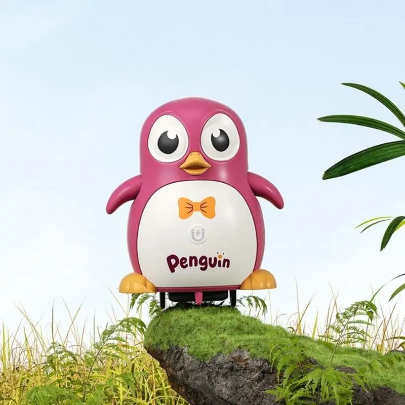 9cm Phim trẻ mới biết đi bò tạc học nhạc Penguin Dinasuar hình dạng đu cho trẻ Quà tặng bé trai