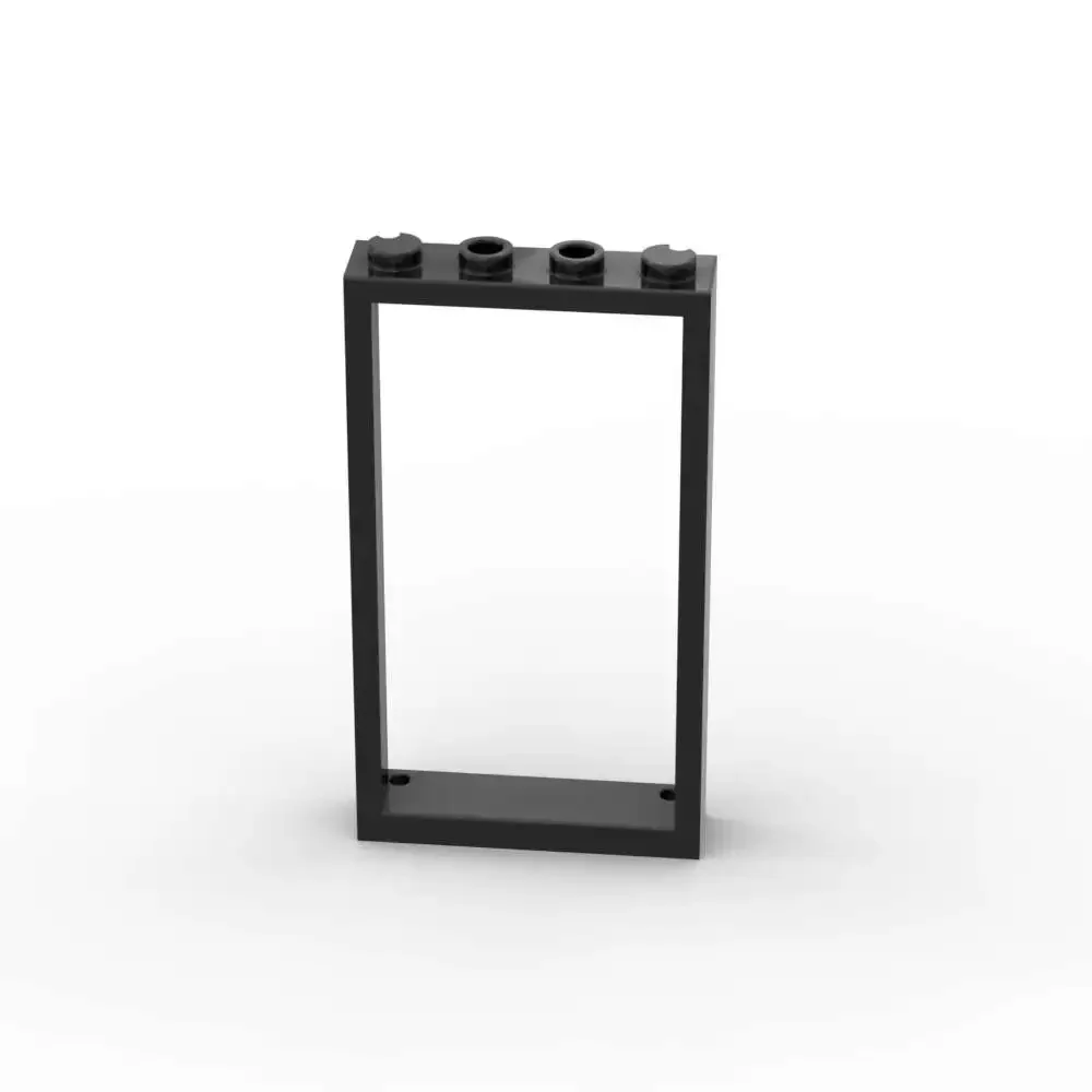 MOC 18 قطعة 60596 إطار الباب 1x4x6 مجموعة مكعبات البناء مع 2 ثقوب الطوب الجسيمات لغز فكرة لعب الأطفال عيد الميلاد هدية عيد الميلاد