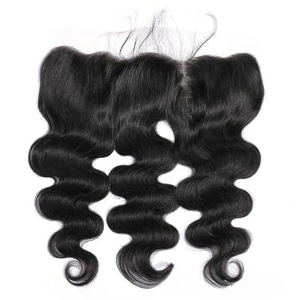 10-22 Zoll 13x4 Lace Frontal Body Wave Echthaar Natürliche Farbe Brasilianisches Virgin Remy Haar Vorgezupft mit Baby Hair für Anfänger – Detail 2