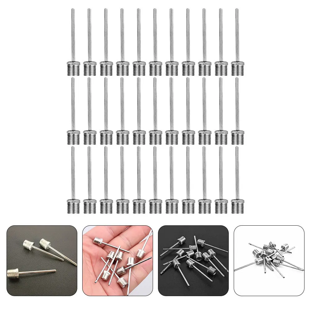 

50Pcs Professional Ball Needles Durable Multi-Function Inflation Supply for Basketball Soccer Volleyball Easy Storage Portable
