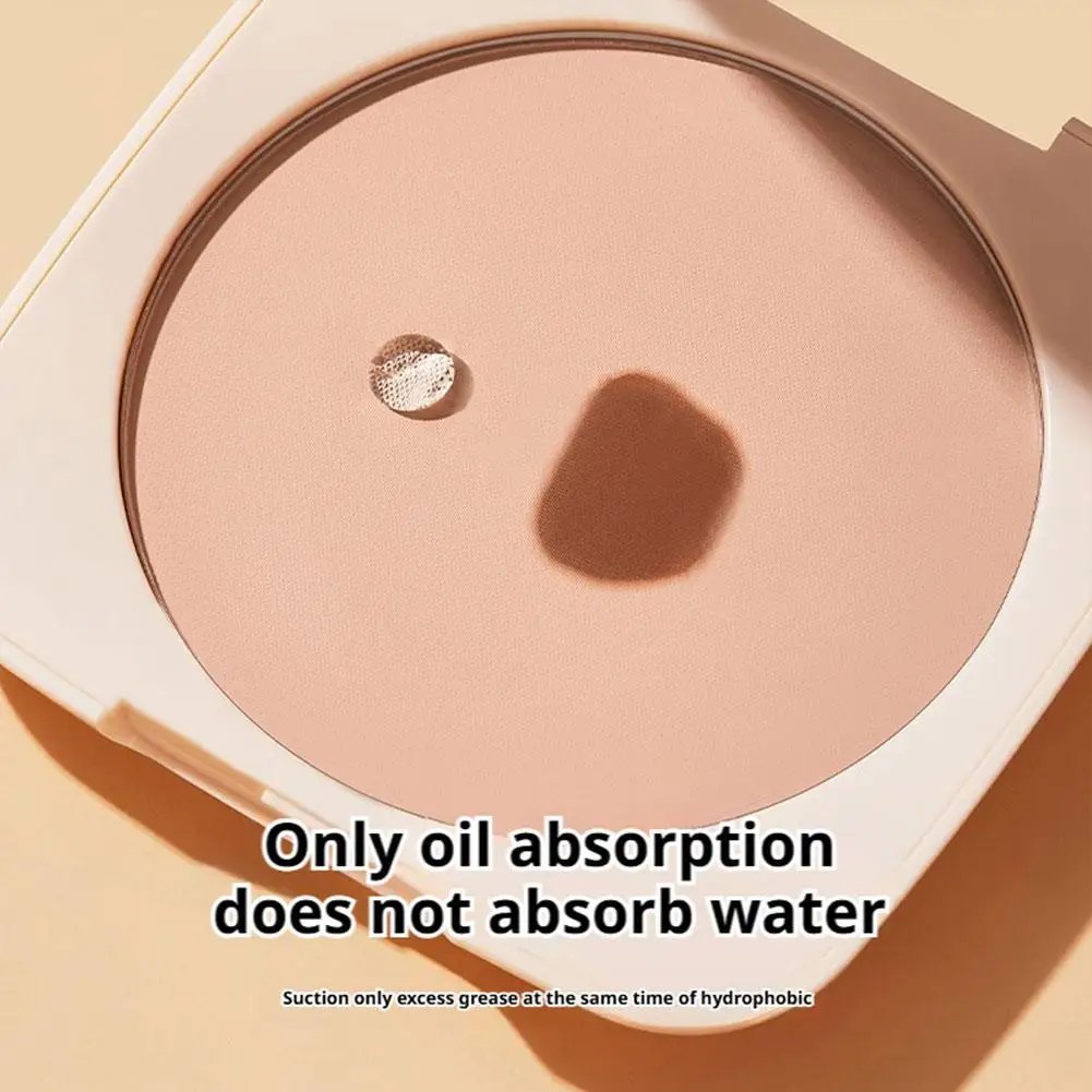 Polvere pressata sbiancante Controllo olio impermeabile Polvere correttore a lunga durata Correttore opaco naturale Tenere trucco Polvere di miele