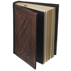 Bronze PU Cover Hardcover Notebook Kraft Paper Journals Diary Book For Drawing Notebooks Writing Pads Classic Vintage