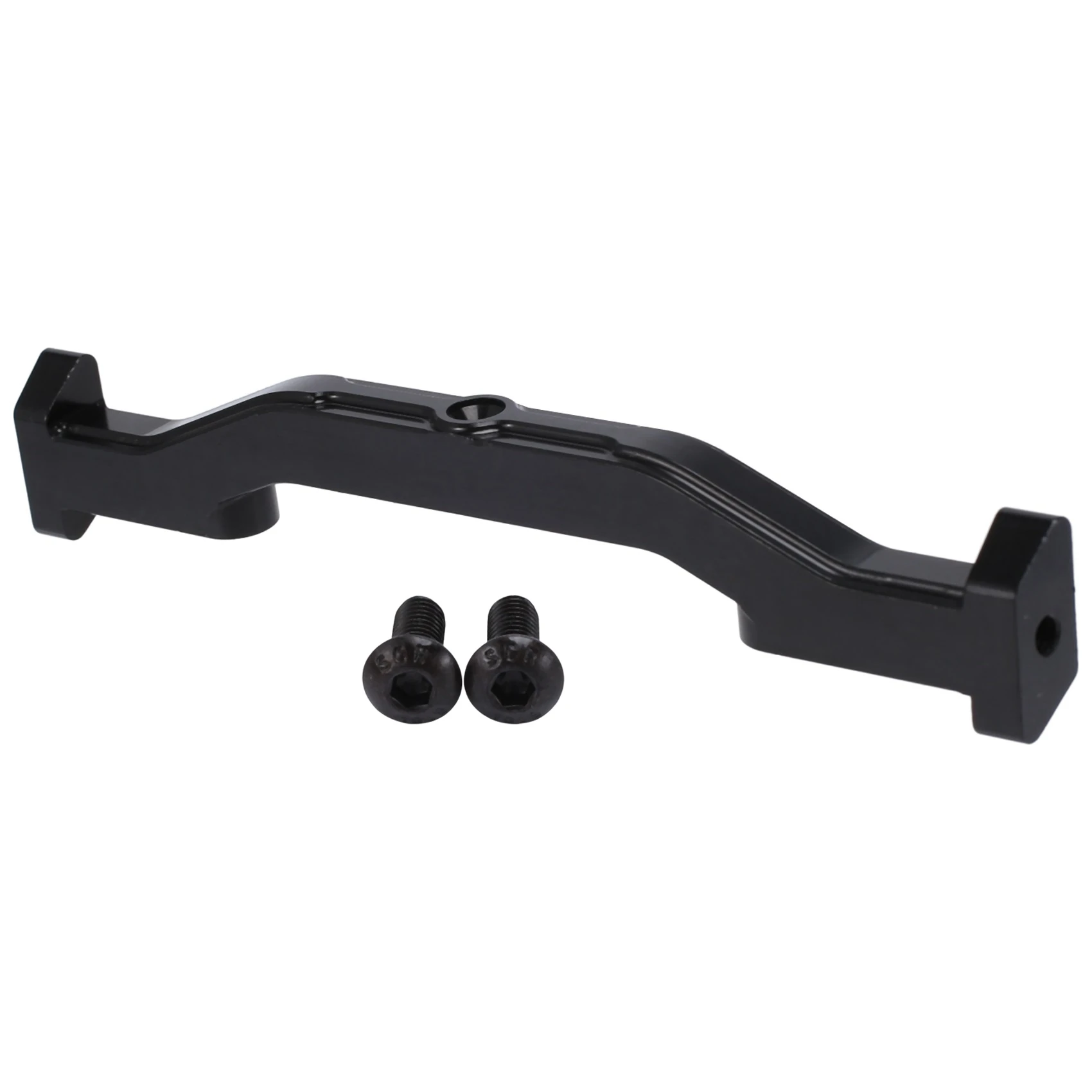 Varilla de soporte de marco inferior de soporte de chasis de metal para Axial SCX6 Jeep JLU Wrangler AXI05000 1/6 RC Crawler Car Parts, negro