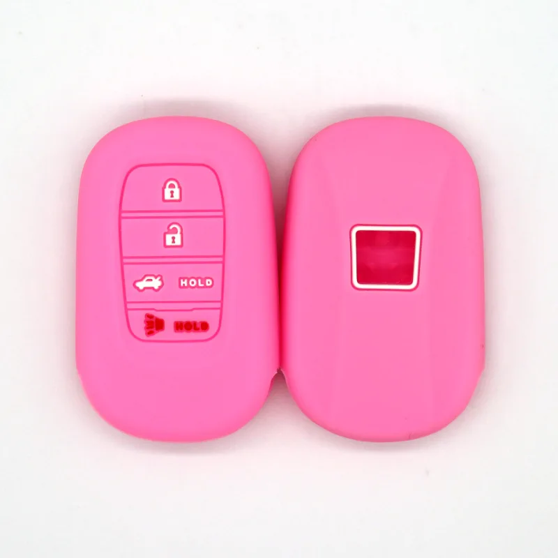 حافظة مفاتيح سيارة من السيليكون لهوندا HR-V/Elysion/UR-V/Inspire/XR-V/BREEZE-حقيبة مفاتيح واقية، ملحقات السيارات المضادة للخدش