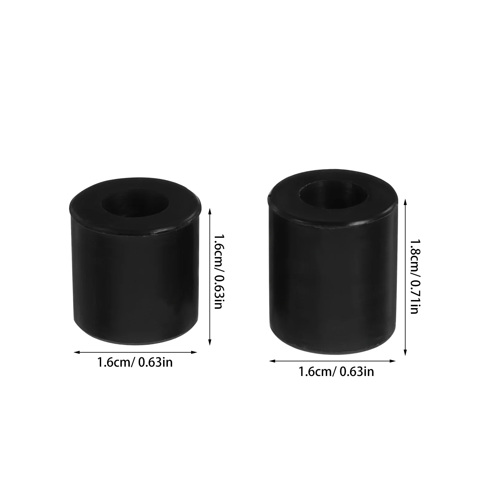 8Pcs Silicone Printer Leveling Columns Replacement Heat Bed Spacers Silicone Mounts Stable Shock Absorption 3D Printer