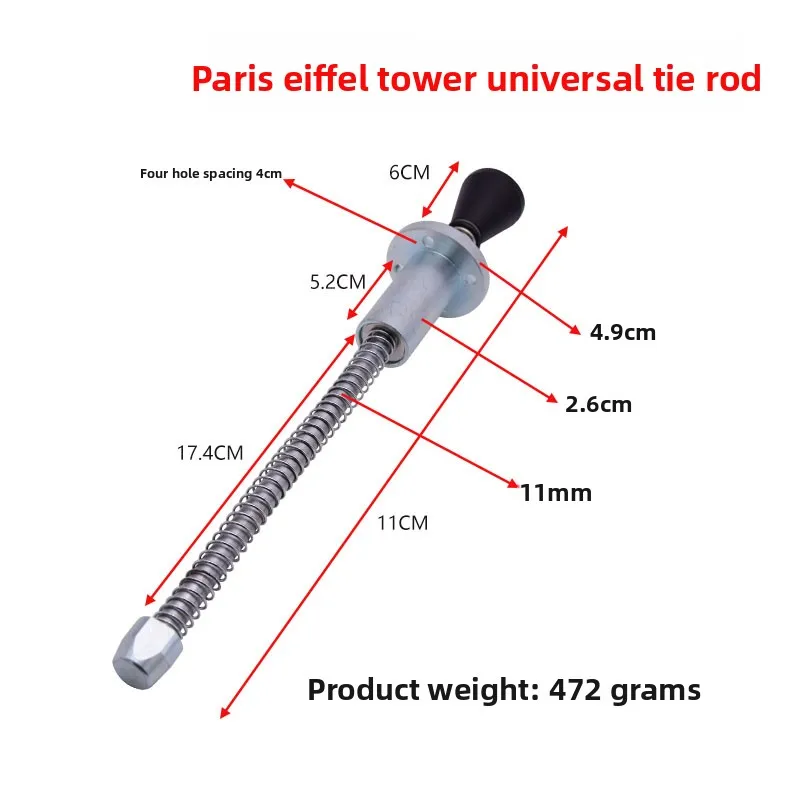 Coin Pusher Accessories Paris Eiffel Tower Lever Long Spring Bearing Black Rubber Washer for Game Machine