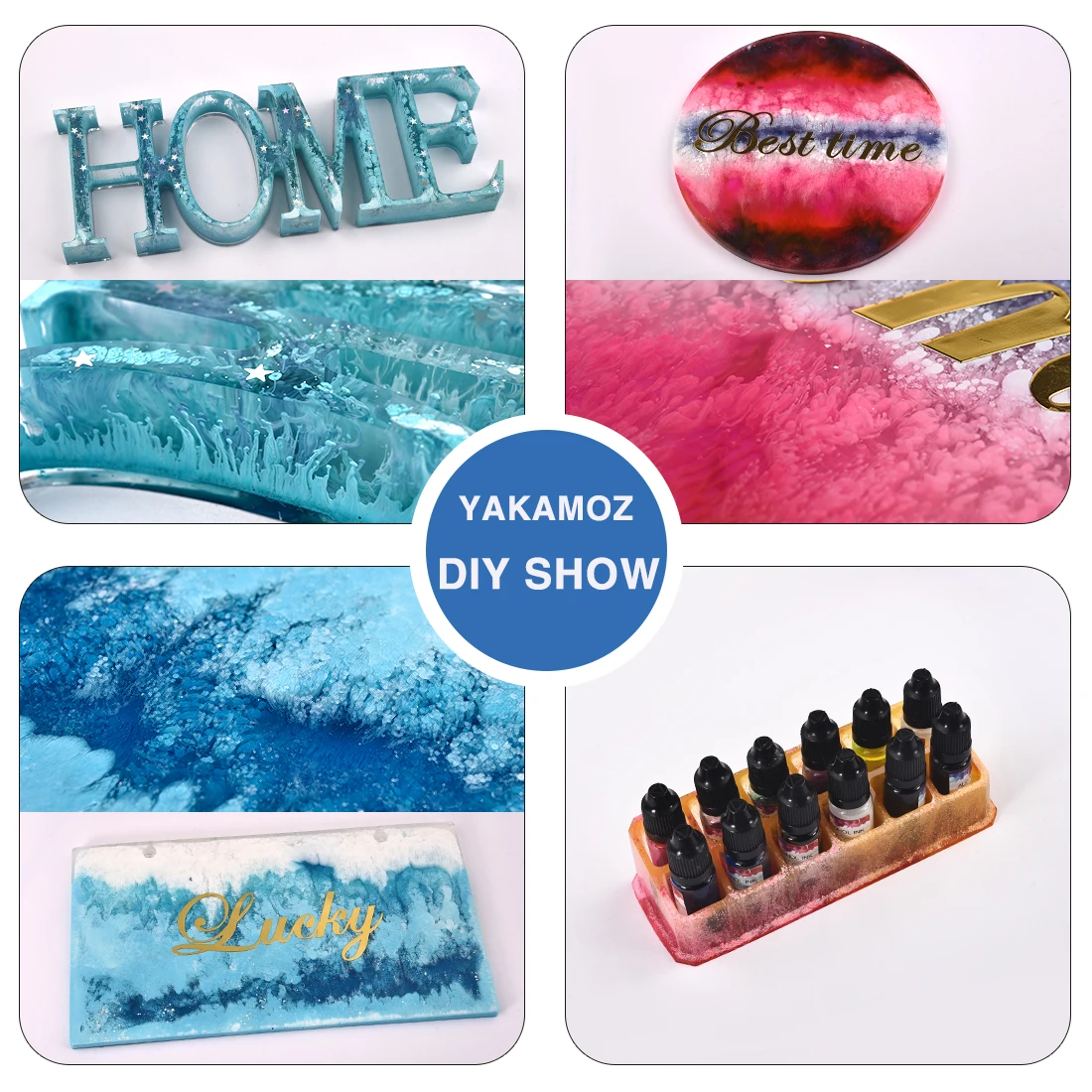 10ml Epoxy Resin Pigment Liquid Alcohol Ink Diffusion DIY Epoxy Resin Mold Colorant Art Crafts Dye Jewelry Making Supplies