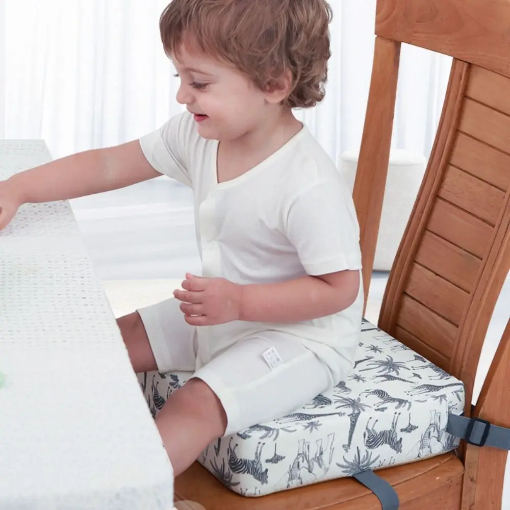 取り外し可能なカバー付きベビーブースターシートクッション防水防汚正方形シートクッション滑り止め底面通気性