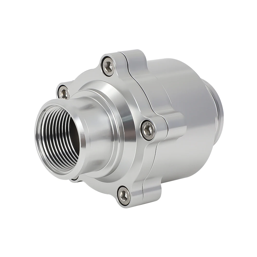 Aluminium-Silber-Inline-Thermostatgehäuse & Bypass-Sensoranschluss für 1-1/2' Schlauch 1,5' -16 mit einem 180°-Anschluss ° Thermostat – Detail 8