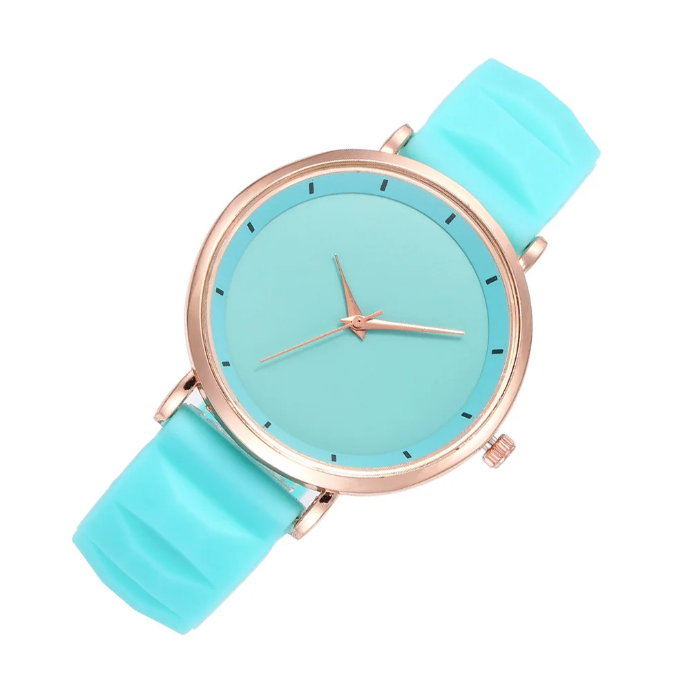 1PC ساعة كوارتز نسائية أنيقة رقيقة تصميم واضح الهاتفي خفيفة الوزن ساعة اليد للارتداء اليومي ساعة معصم سيدة عصرية