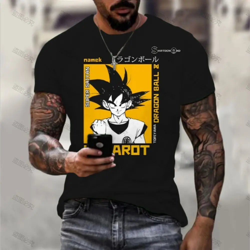 

Anime Dragon Ball Z Men's T-shirt Printed Children's Essentials 110-6XL Super Saiya Goku Hip Hop New Vegeta Fashion Streetwear