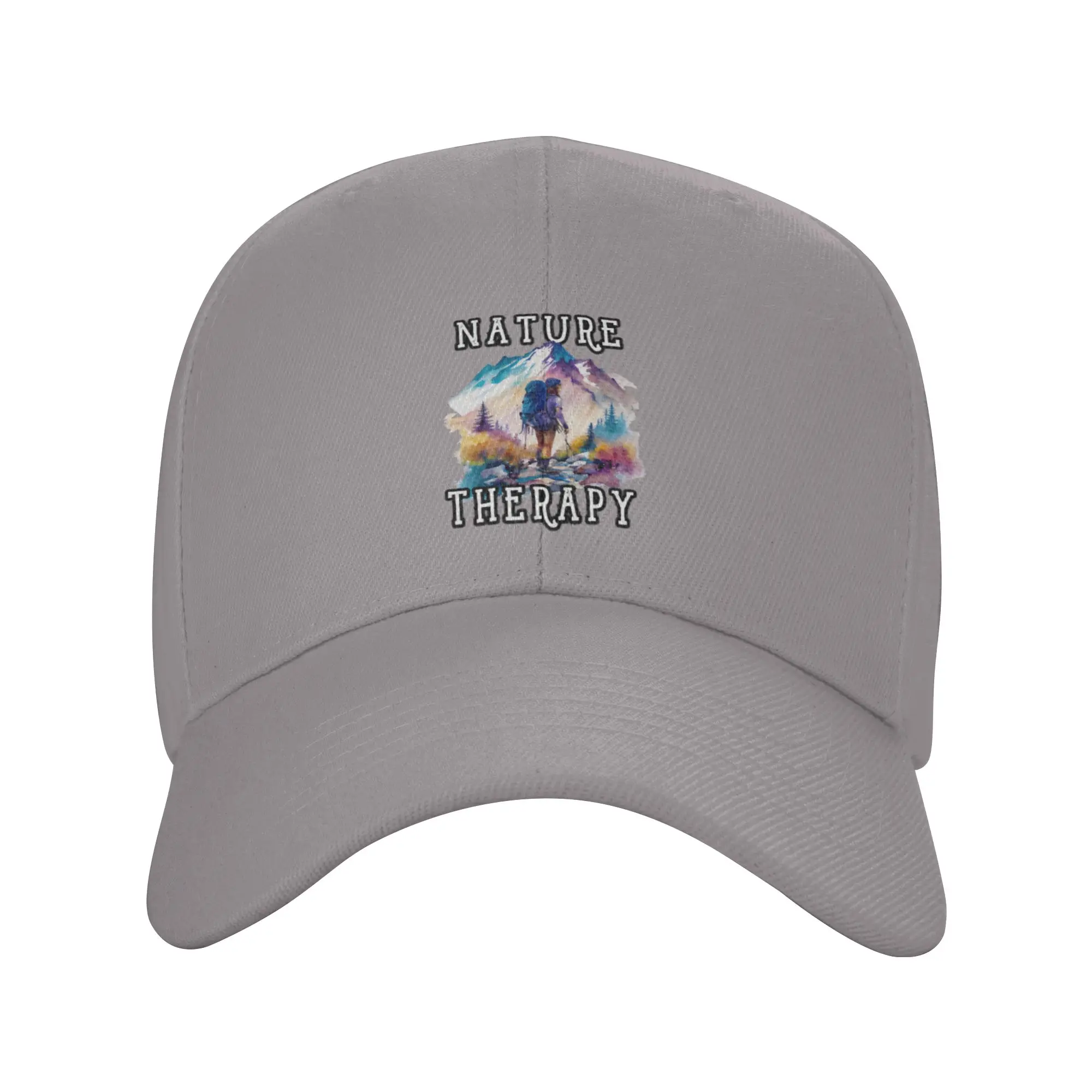 Hot Sale Nature s Healing Path  Embracing the Power of Nature Therapy Baseball Cap  Breathable Caps  Desert Travel Caps