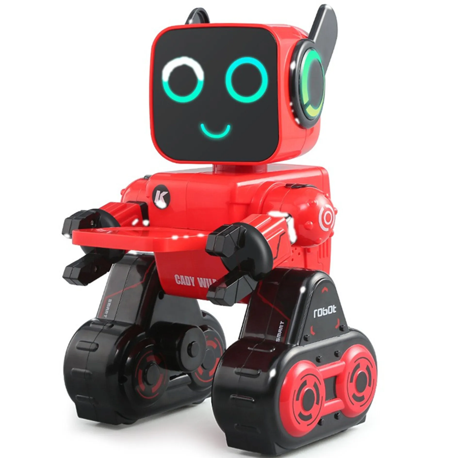 Programmable Intelligent Robot Sliding Rotation Smart Learn Story Machine Interactive Music Voice Children Remote Control Toys