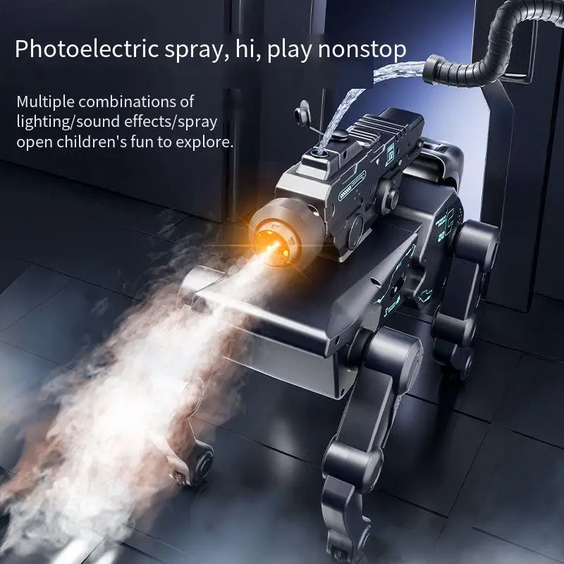 Jouets de Machine télécommandés, avec pulvérisation, pulvérisation d'eau, éclairage et musique, jeux interactifs pour animaux de compagnie, cadeaux d'anniversaire pour enfants
