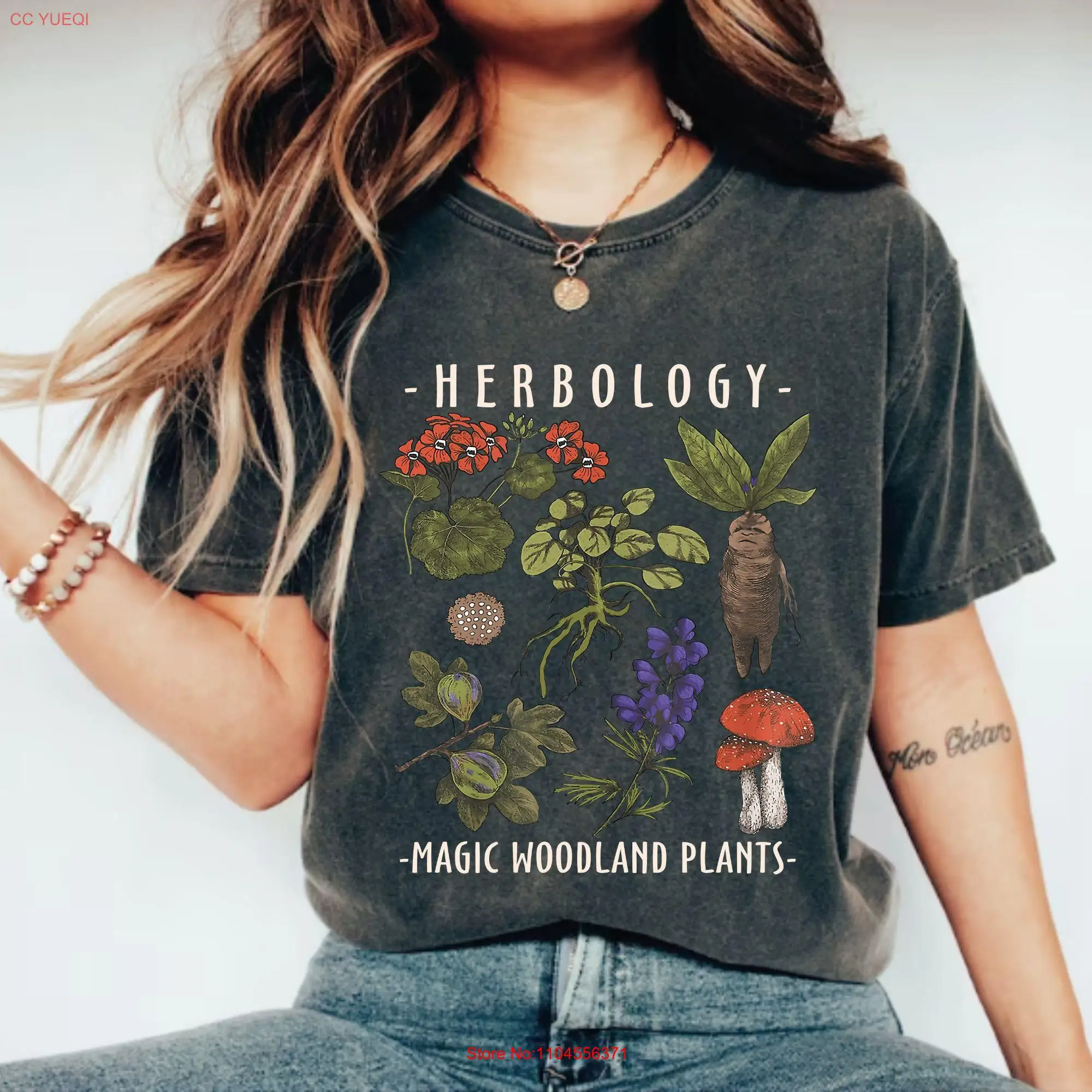 

Herbology T Shirt Comfort Colors Garment Dyed s For Herbalists long or short sleeves