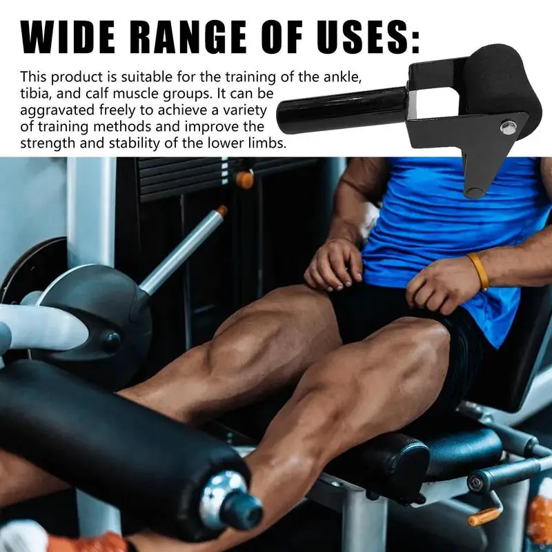 Tib Bar Tibialis Raise Bar Training Machine Exerciser Iron Single Leg Training Bar Home Gym Exerciser Calf Raise Bar For Knees