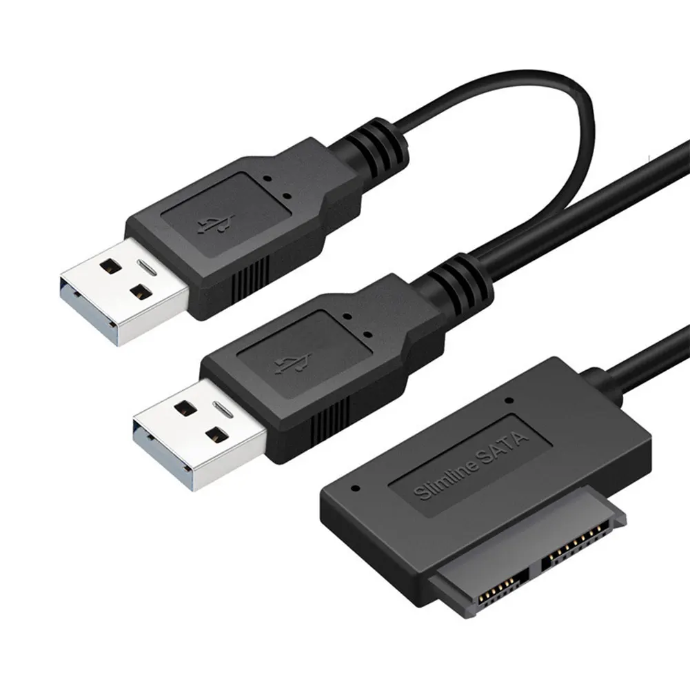USB3.0 إلى Mini Sata II 7 + 6 13Pin محول محول كابل SATA لأجهزة الكمبيوتر المحمول CD/DVD ROM Slimline محرك USB 3.0 SATA كابل القرص الصلب