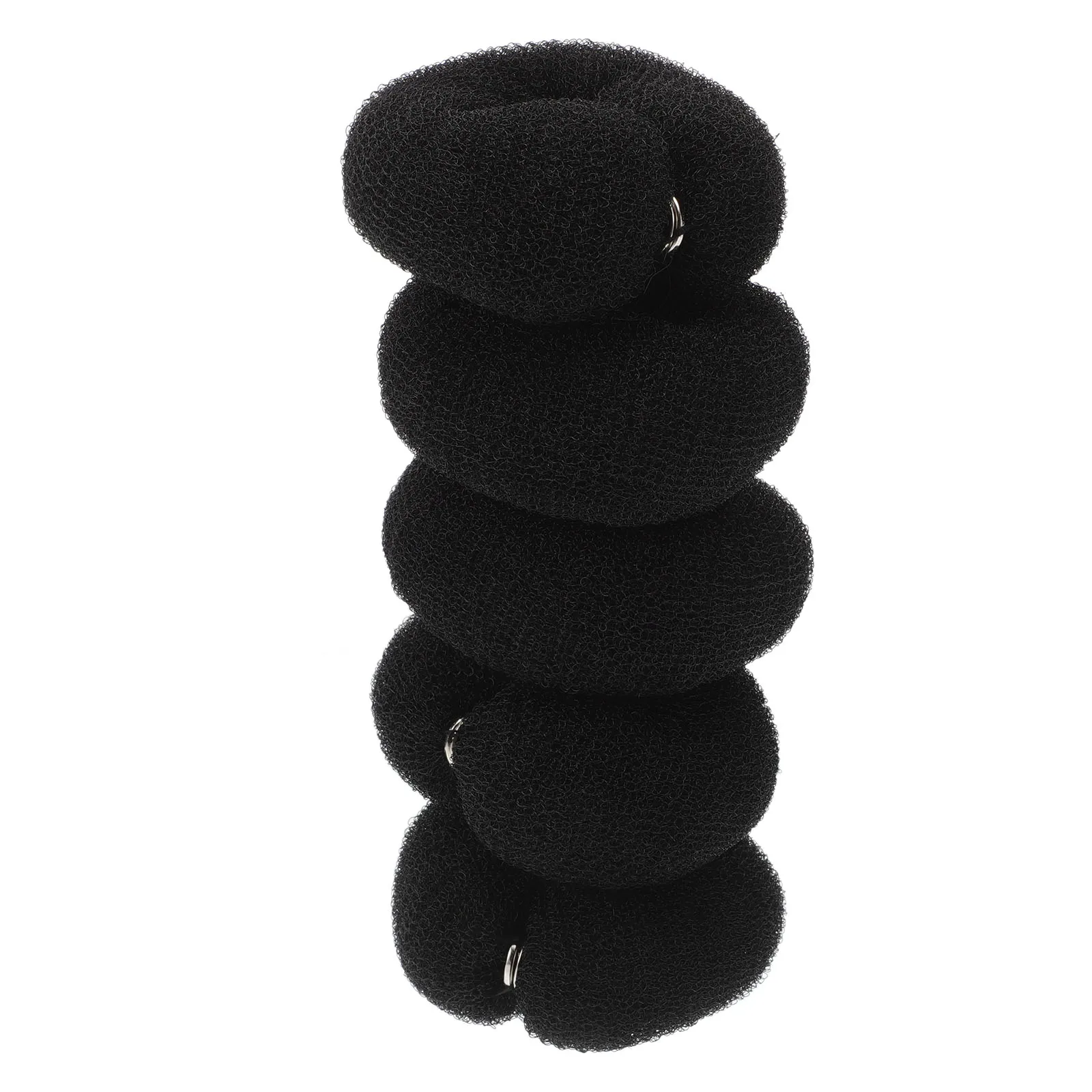 

5pcs Bun Maker Donut Foam Ring for Short Long Dance Accessories Kids Girls Styling Tools Hair Care Hair Bun Pieces