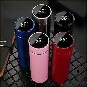 500ml Digital Intelligent Cup Bottle With Temperature Display 304 Stainless Steel Vacuum Smart Cup Vacuum 8 Main Sales Digital Thermal Bottle - №4