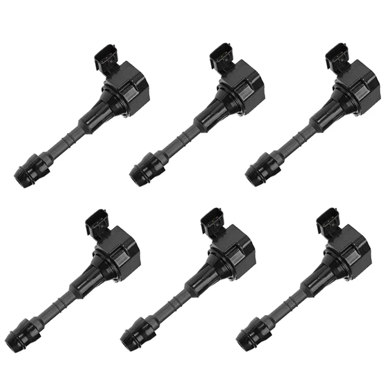 6Pcs Ignition Coils for NISSAN Altima Maxima Pathfinder Xterra Quest 3.5L 4.0L 22448-8J115 C1406 5C1403 UF349