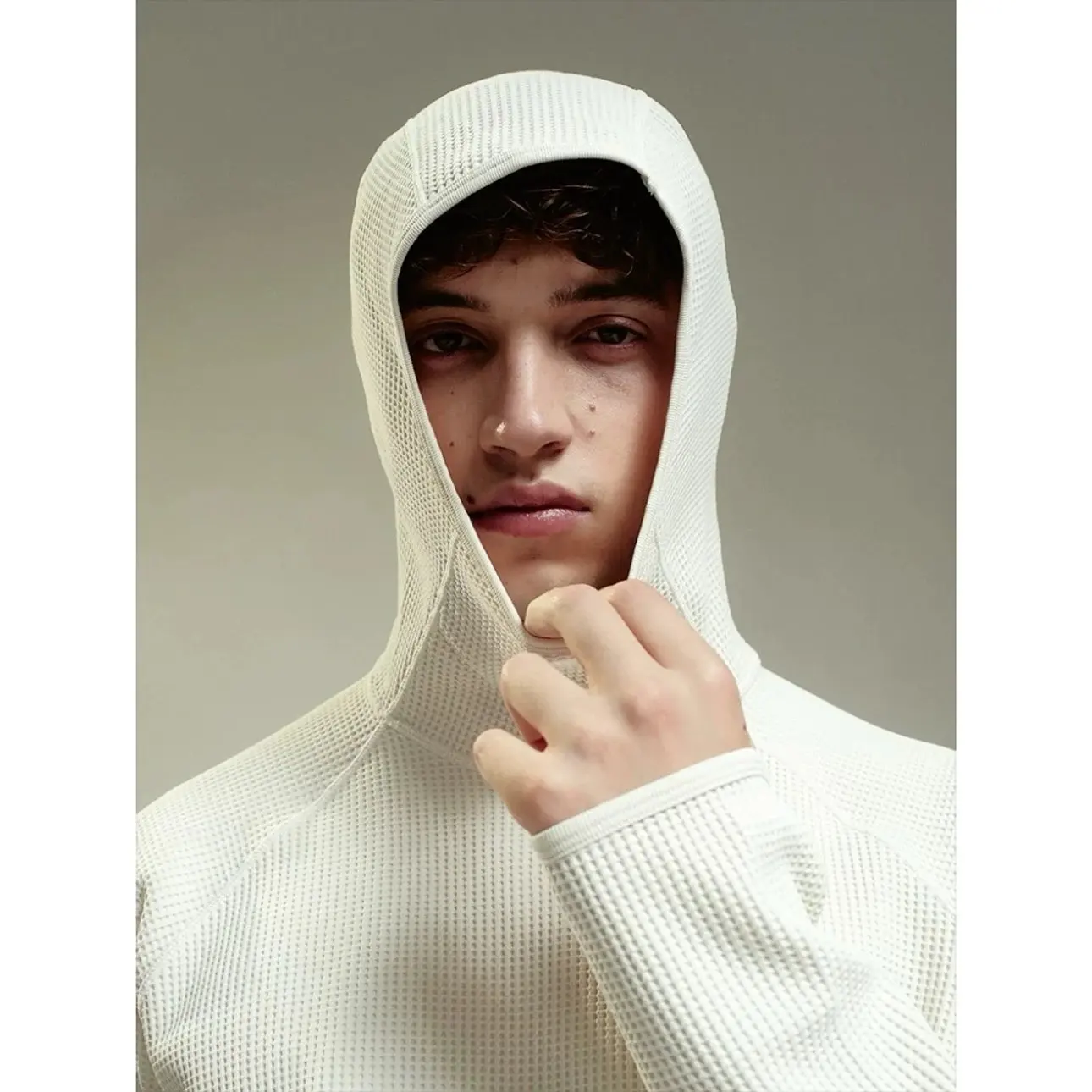 وظيفة في الهواء الطلق خفيفة الوزن الهراء مقنعين السترة سترة طويلة الأكمام #5