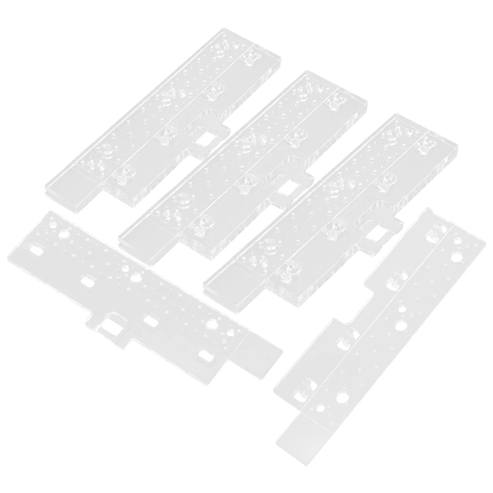 

4 Pairs Clear Replacement Slats for Vertical Blinds Easy DIY Repair Tabs White Transparent Window Blind Fixer Kit
