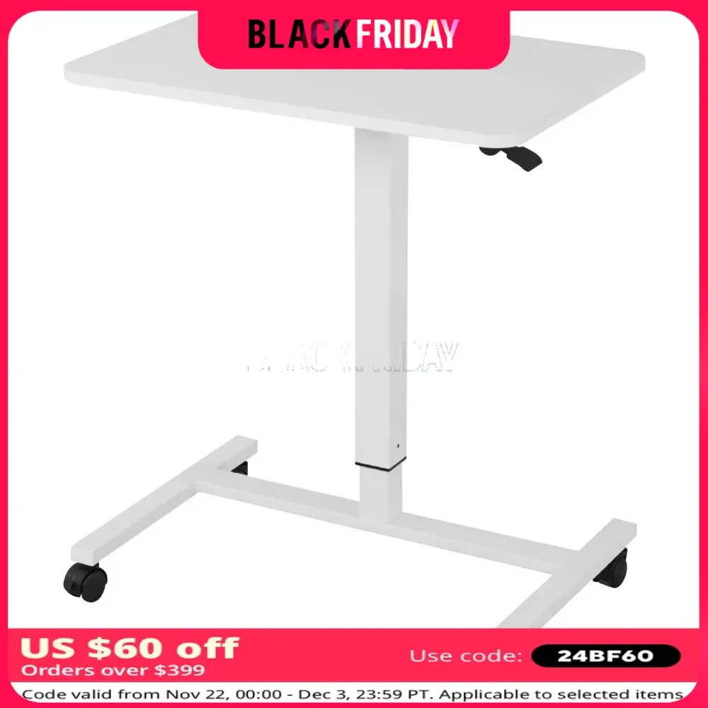 

Mobile Rolling Standing Desk, Sit Stand cart, Small Rolling cart, Computer Workstations, Rolling Laptop Desk with Wheels