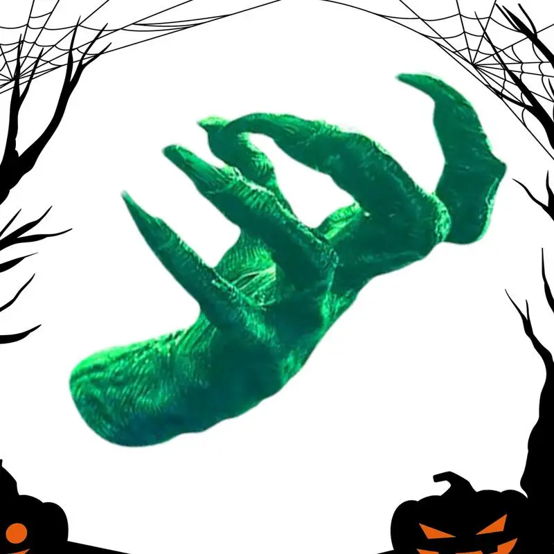 

Spooky Witch Hand Wall Statues House Parties Decoration Scary Finger Gothic Halloween Decorations Ornament For Haunted House