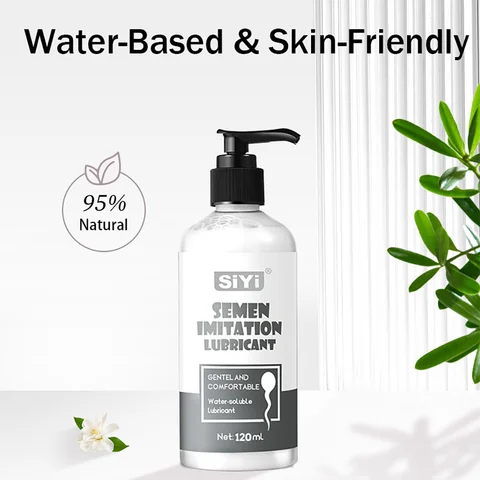 120ml/300ml  Water-Based Lubricant for Couples, Press Pump, Long-Lasting and Skin-Friendly  Lube for Sex