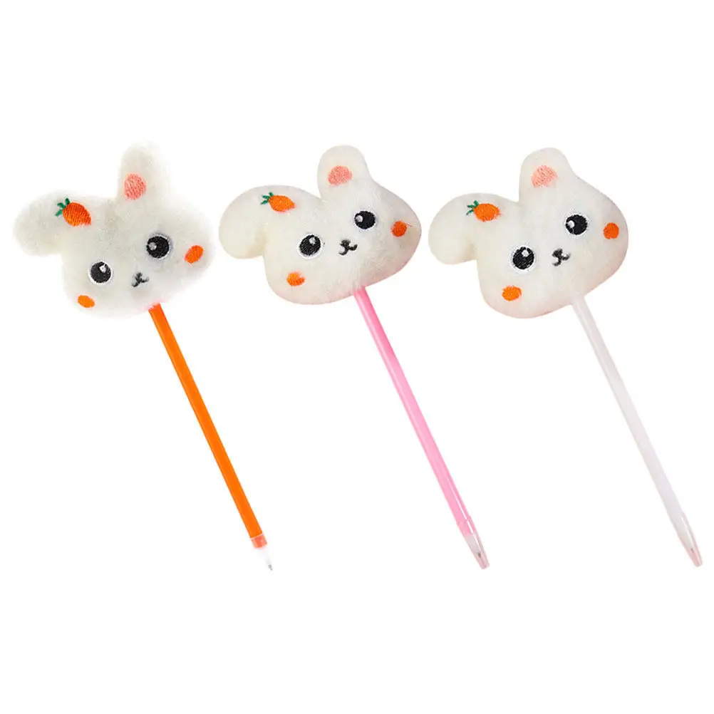 

Набор из 3 шариковых ручек с милым дизайном кролика, эргономичная рукоятка, плавное письмо, идеально подходят для ежедневного использования, портативные, компактные, оригинальные.