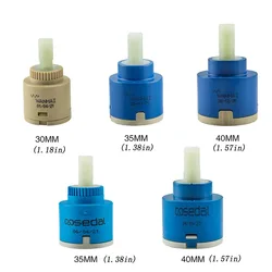 1PC 35mm/40mm  Ceramic Spool Watersaving Replacement Water Mixer Tap Faucet Cartridge Kitchen Bathroom Faucet Replace Part