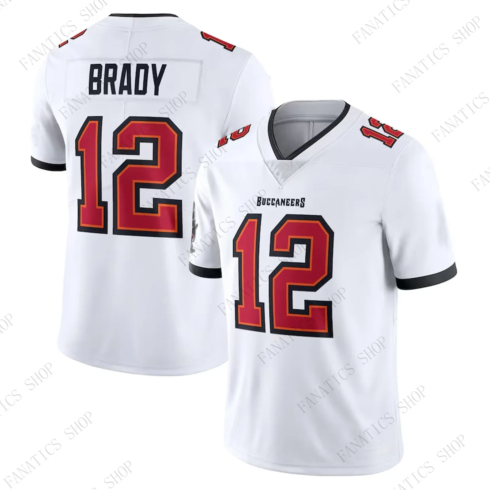 2024 Newest Summer Tom Brady Buccaneers Vapor F.U.S.E. Limited Rugby Jersey #12 Training Jersey Rugby Uniform For Adult&Kid