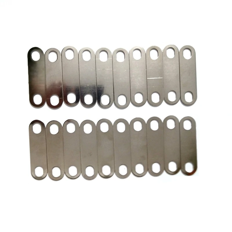 20pc LTO Bus Bars Connector Posts Straps Clips 65mm Hole Central Pitch Oval Hole for Yinlong 66160 Lithium Titanate Cell-DT30