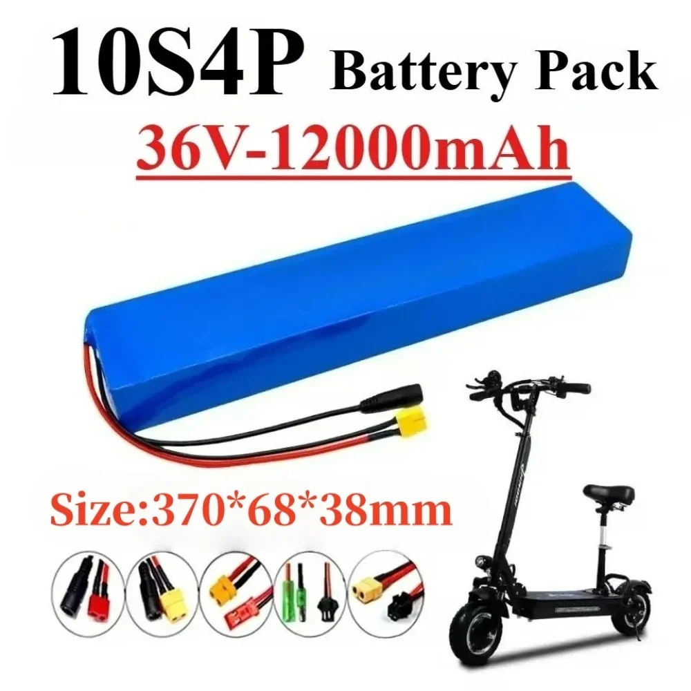 

10S4P 36V 12000mAh 42v Electric Scooter Battery Pack 18650 Lithium M365 Electric Scooter 350W 500W Battery Scooter
