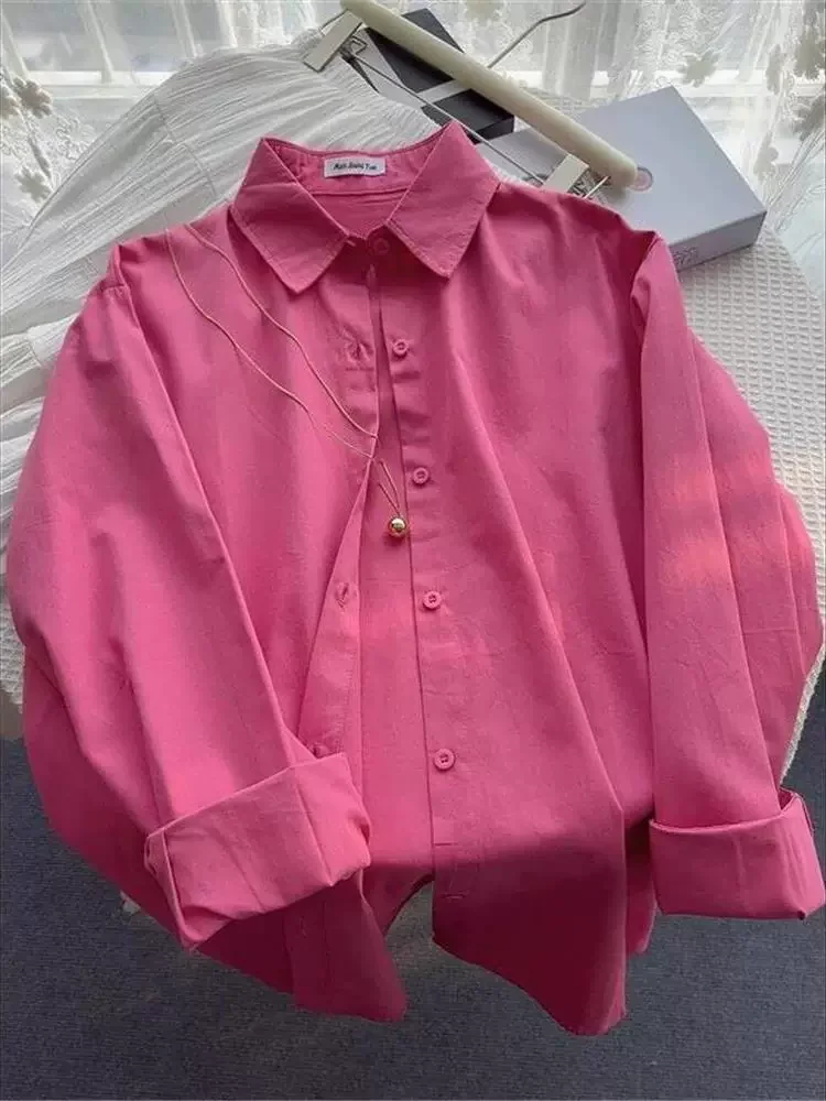 A76 rose red-no pockets heavy cotton