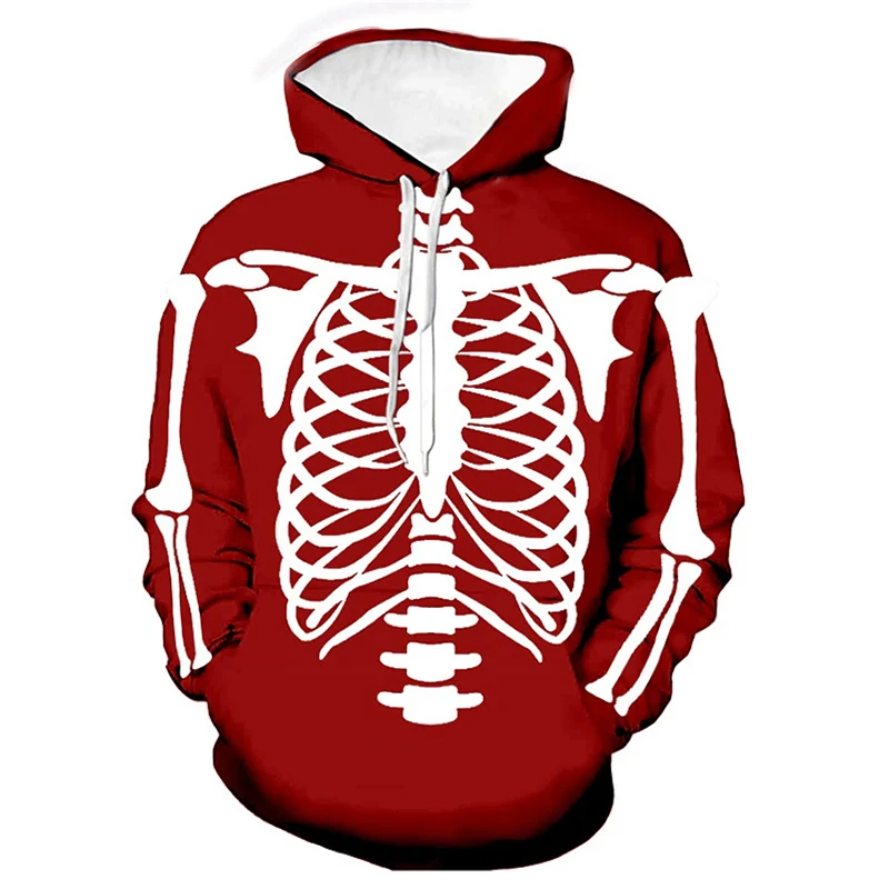 

Men's Hooded 3D Skull Graphic Print Casual Hoodie Pullovers Holiday Outdoor Spring Autumn Clothing Harajuku Oversized Sweatshirt